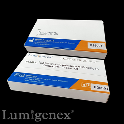SARS-CoV-2 / Flu A Flu B रैपिड टेस्ट किट कोलाइडल गोल्ड CE सर्टिफिकेट TGA रजिस्टर