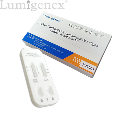 SARS-CoV-2 / Flu A Flu B रैपिड टेस्ट किट कोलाइडल गोल्ड CE सर्टिफिकेट TGA रजिस्टर