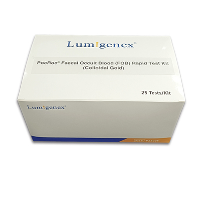 Lumigenex PocRoc एफओबी रैपिड टेस्ट किट कोलाइडल गोल्ड CE प्रमाणित