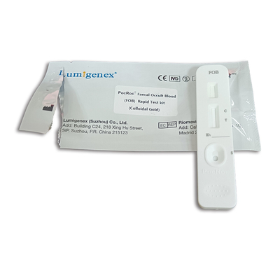 Lumigenex PocRoc एफओबी रैपिड टेस्ट किट कोलाइडल गोल्ड CE प्रमाणित