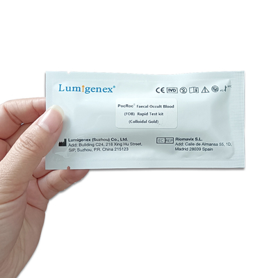Lumigenex PocRoc एफओबी रैपिड टेस्ट किट कोलाइडल गोल्ड CE प्रमाणित