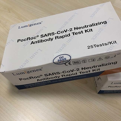 Covid19 के लिए फ्लोरोसेंट 30 मिनट न्यूट्रलाइजिंग एंटीबॉडी टेस्ट किट