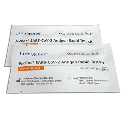 SARS-CoV-2 एंटीजन रैपिड टेस्ट किट सेल्फ टेस्टिंग के लिए CE प्रमाणित है